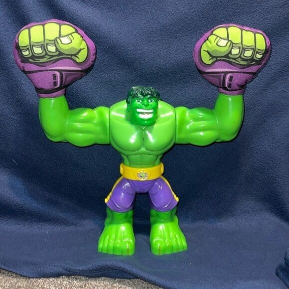 KAPOW HULK, Hasbro Marvel Disney Talking 10" Toy figure 2013. Works Great!! - Picture 1 of 7